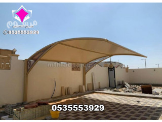 مظلات سيارات للمواقف حي الصحافة 0548682241 تركيب مظلات متحركة سواتر حي الصحافة الرياض