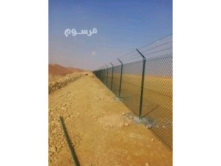 مقاول تركيب سياج الشبك الأراضي والمواقع والمخططات ٠٥٥٩٨٧٦٥٨٦