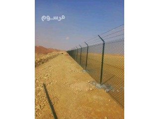 تركيب سياج الشبك الأراضي والمواقع والمخططات ٠٥٥٩٨٧٦٥٨٦