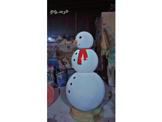 للبيع رجل الثلج مصنوع من الفايبر جلاس زرافه النمر الوردي