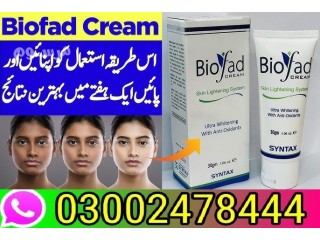 Biofad Cream In Pakistan- 03002478444